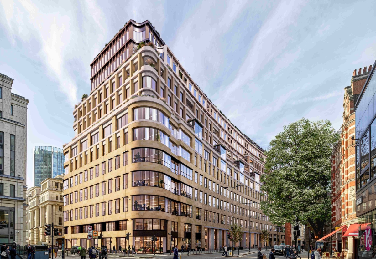 Plan for Winchester House at 75 London Wall