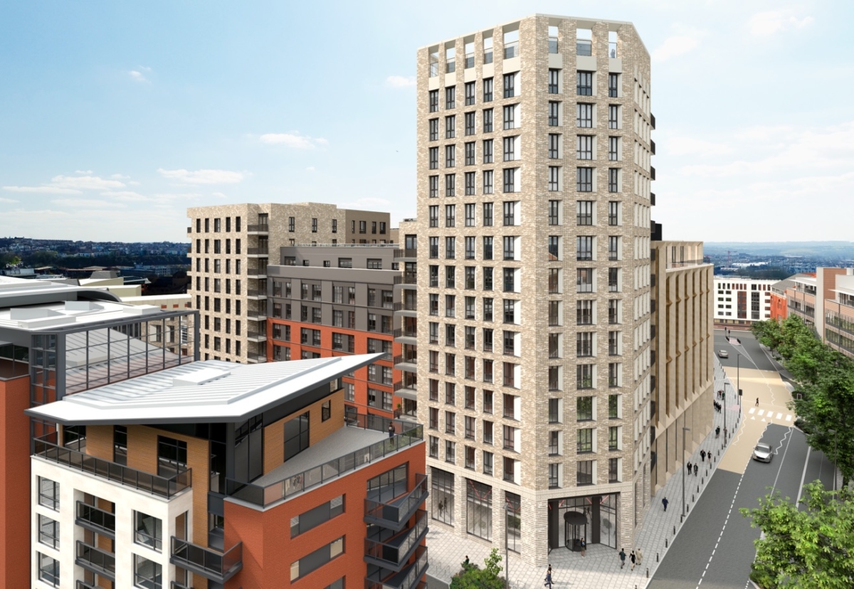 16-storey Millwrights Place in Bristol is latest private rental project to be added to growing development pipeline