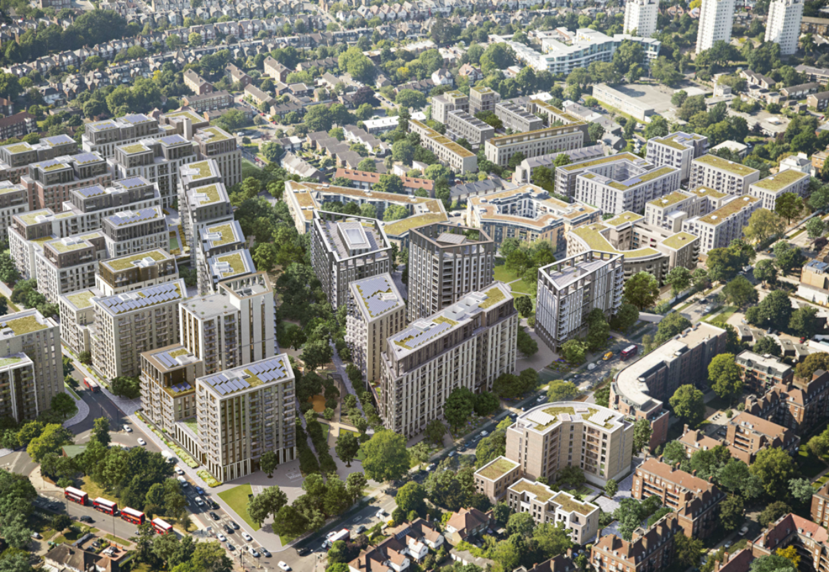 Clapham Park estate masterplan in south London