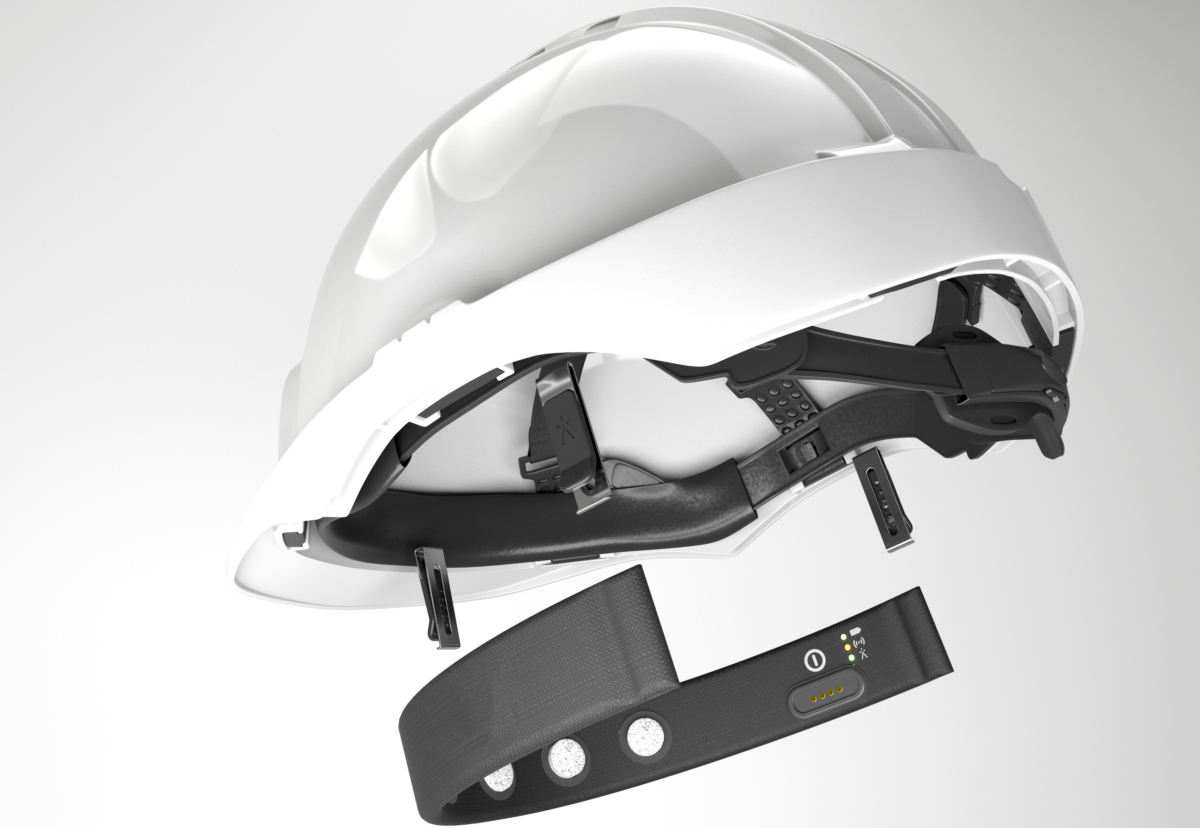 Brain wave sensor has been fitted to hard hats to warn of mental tiredness during long shifts