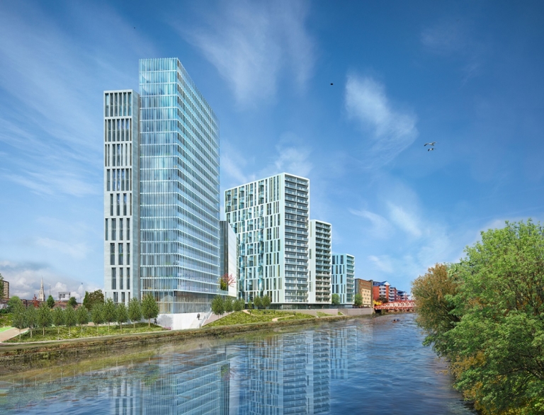 Basilica Industrial: Salford tower blocks get thumbs up