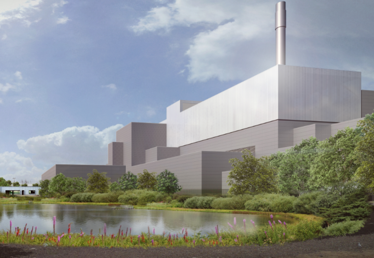 The EfW plant is to be built at the site of the Millerhill Zero Waste Park in Midlothian