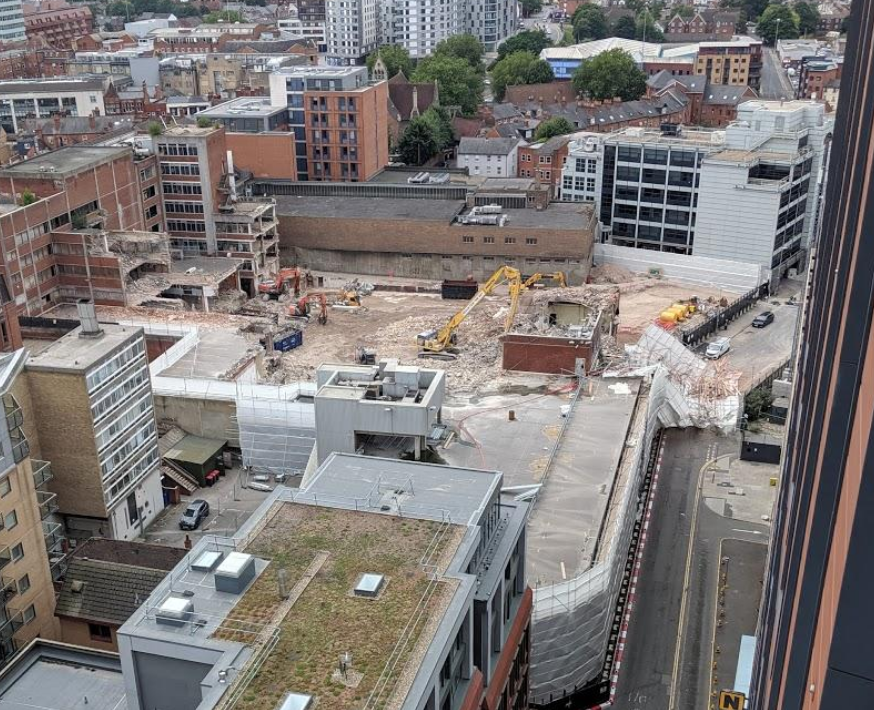 Three people hurt as scaffold brought down on McGee site | Construction ...