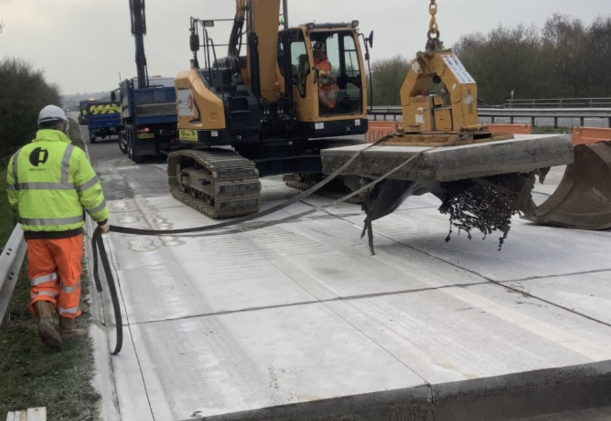 Picture courtesy of LMS Highways concrete road repair