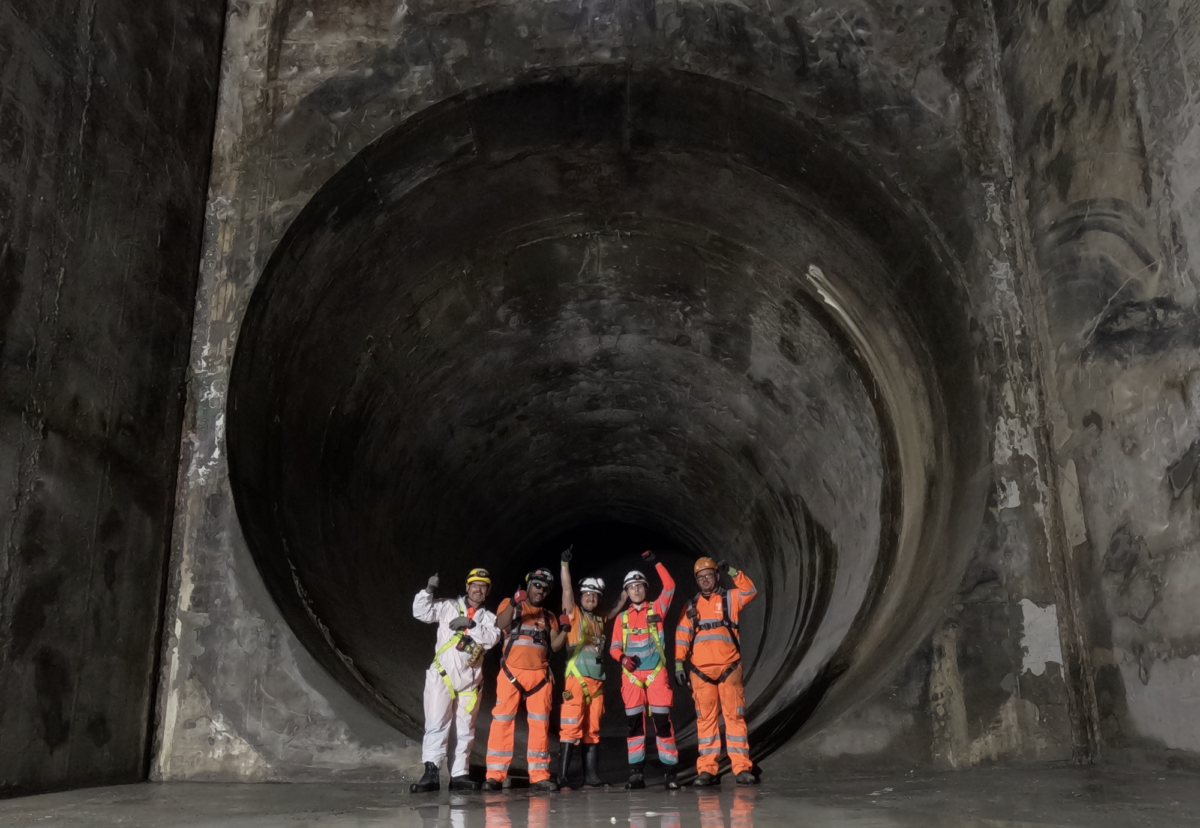 Celebrations as London’s super sewer successfully connected to the existing network following a two-week programme of vital work from Tideway and Thames Water