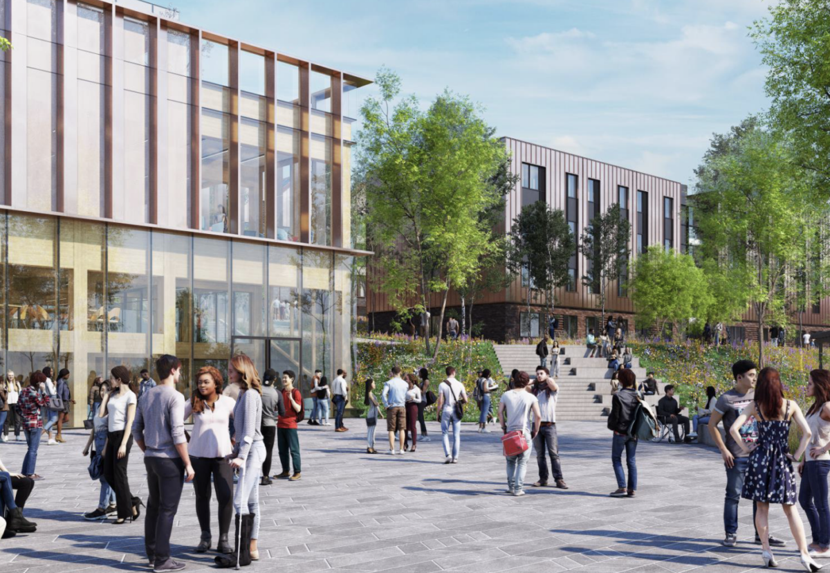 Staffordshire University's Stoke on Trent student halls development