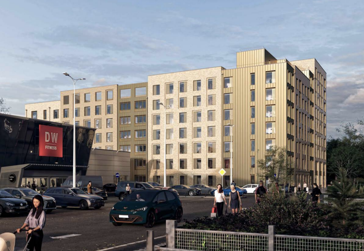 Architect Stride Treglown designed the student accommodation scheme