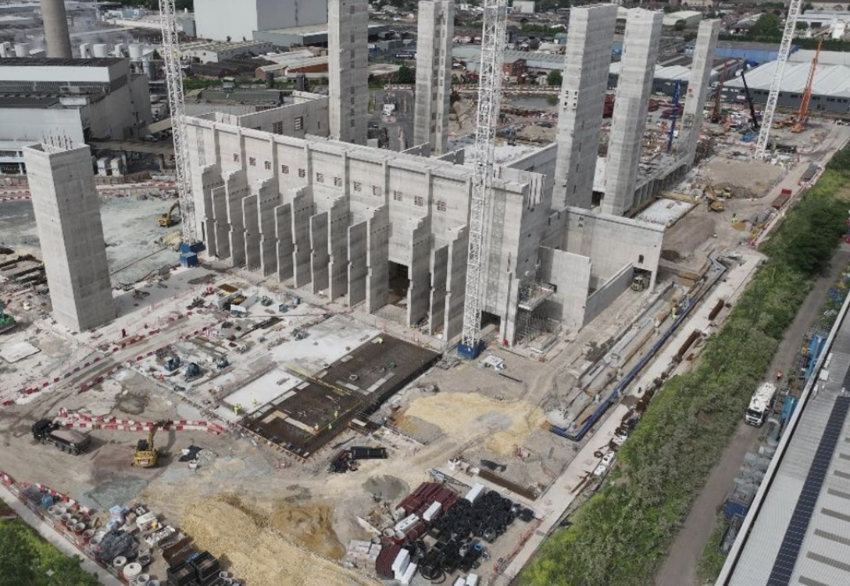 Civils work packages have largely completed at the Edmonton energy from waste incinerator project