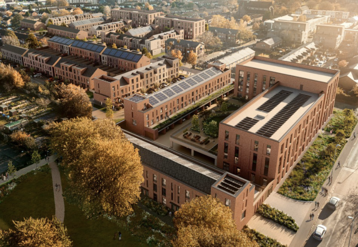 Ordsall housing scheme near Robert hall Street