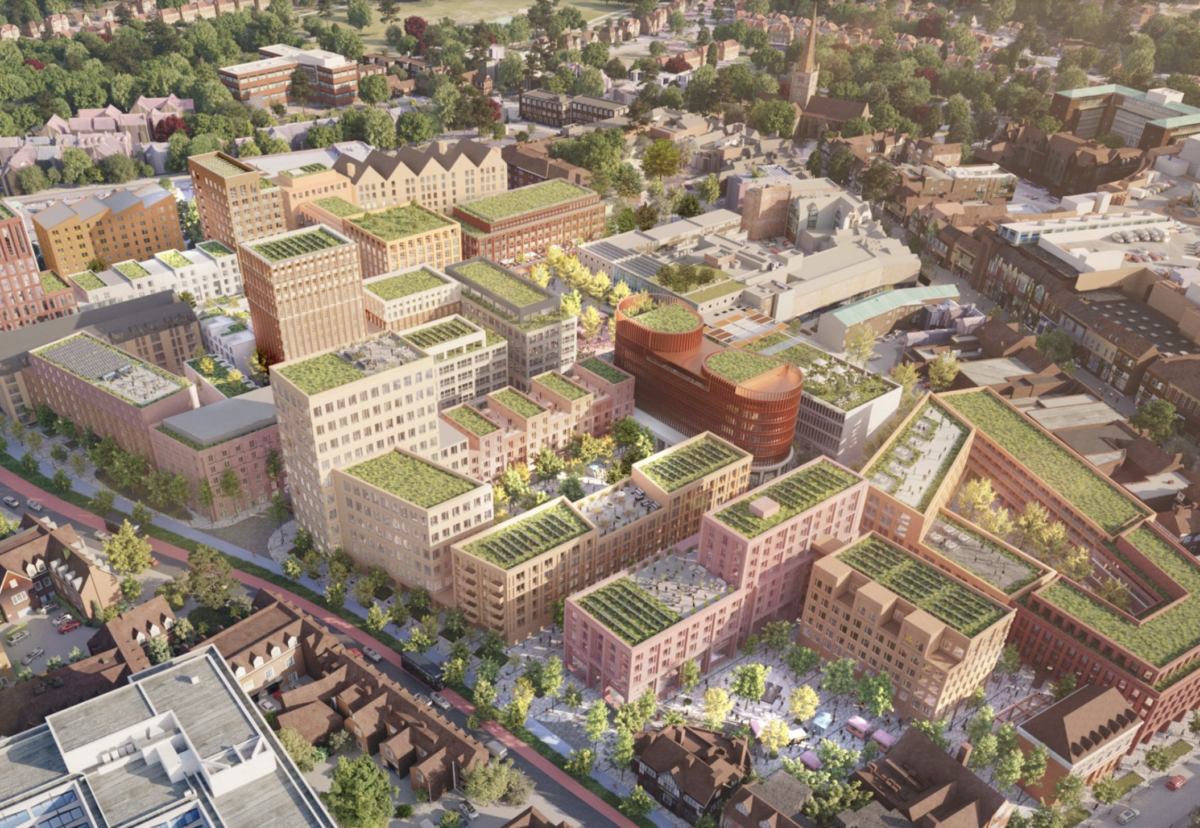 Architect Howells has drawn up the Mell Square transformation plan for a 6.4ha site in the heart of Solihull town centre