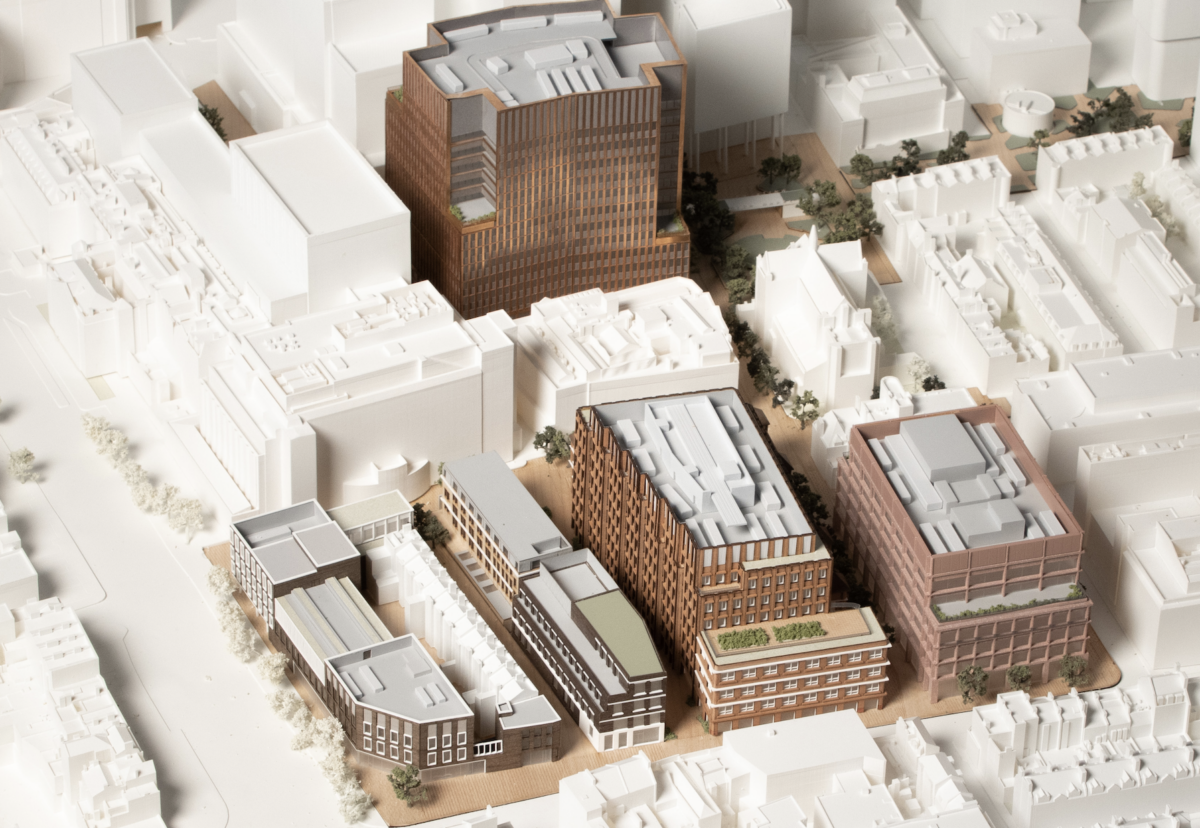 New life sciences research campus plan in new and existing buildings off Whitechapel Road in East London