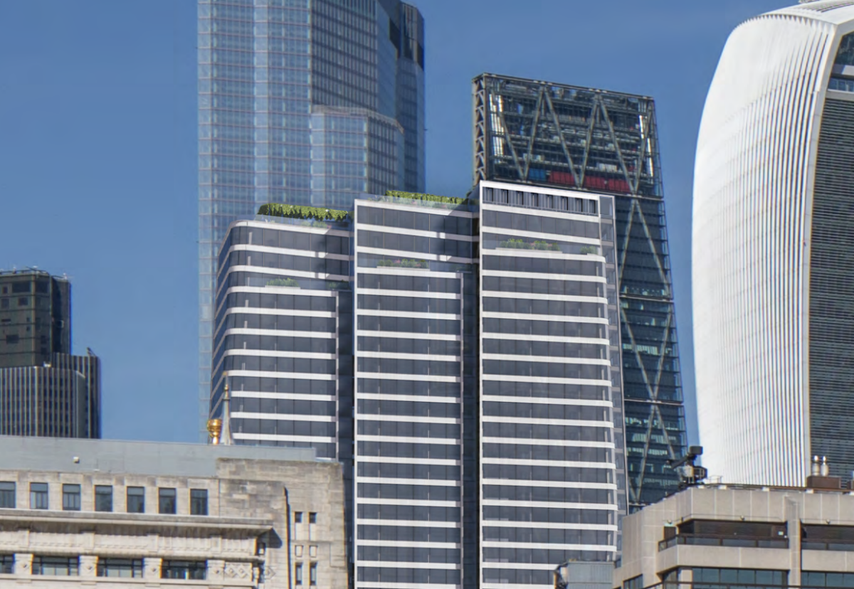 The new building will be located near to the Walkie Talkie