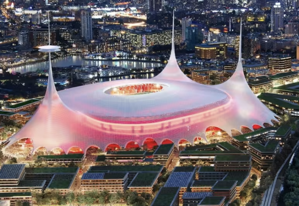 New football stadium promises to be the second largest in Europe, behind the Nou Camp