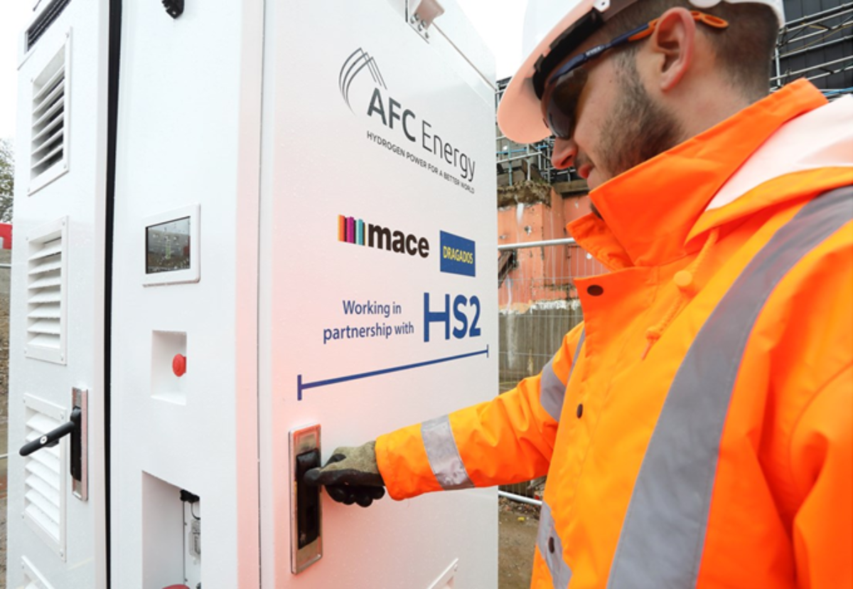 H-Power Generators being used at Euston HS2 site